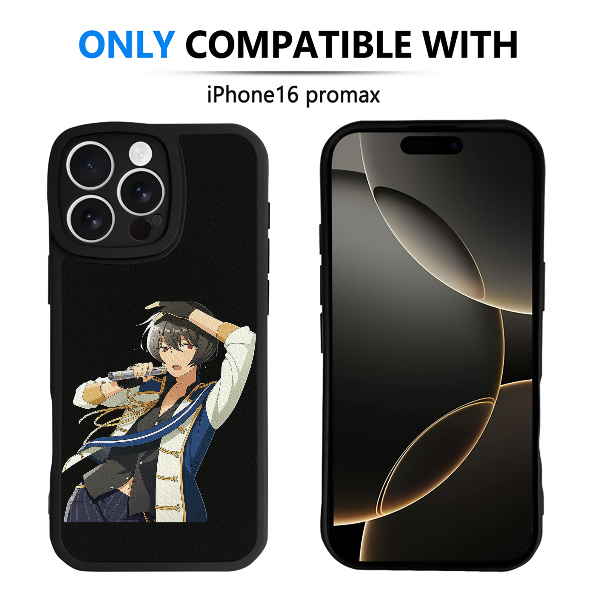 （画像用） あんさんぶるスターズ! Ensemble Stars 【iPhone 16シリーズ対応】シリコンスマホケース（レザー調） 材質：シリコン